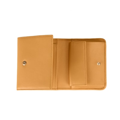 Hadlen Turuncu Kadın Deri Cüzdan