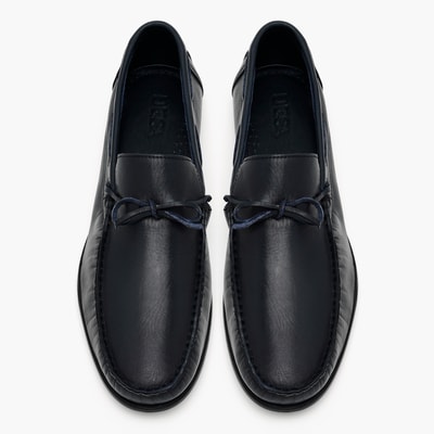 Hansel Lacivert Erkek Deri Loafer