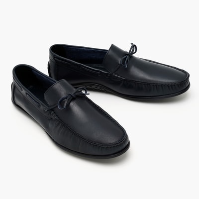 Hansel Lacivert Erkek Deri Loafer