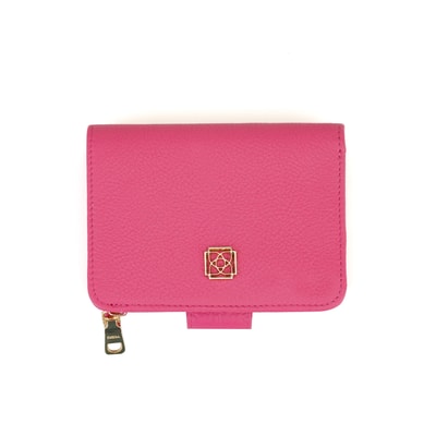 Harriet Pembe Kadın Deri Cüzdan