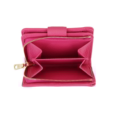 Harriet Pembe Kadın Deri Cüzdan