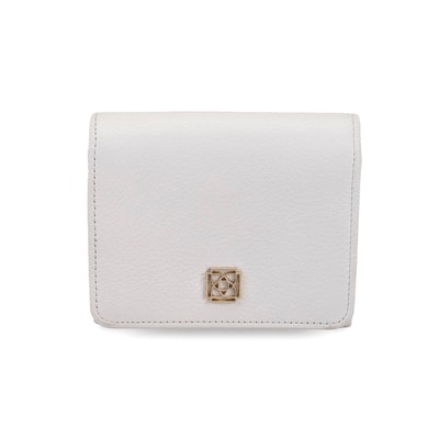 Heleno Beyaz Kadın Deri Cüzdan
