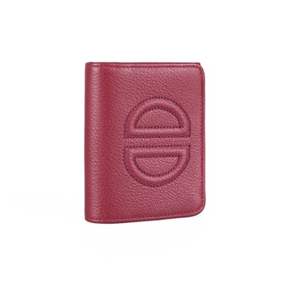 Heleno Bordo Kadın Deri Cüzdan