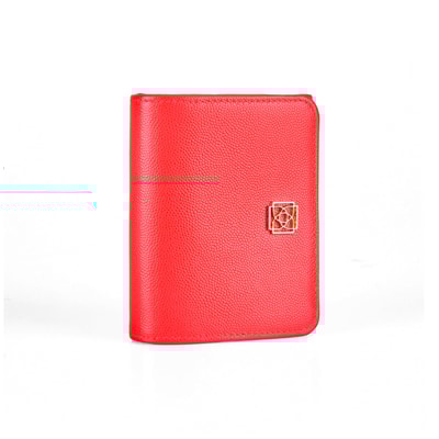 Heleno Kırmızı Kadın Deri Cüzdan