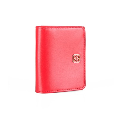 Heleno Kırmızı Kadın Deri Cüzdan