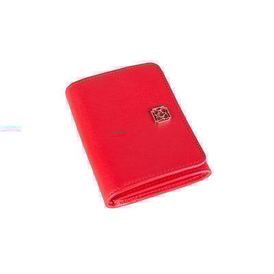 Heleno Kırmızı Kadın Deri Cüzdan