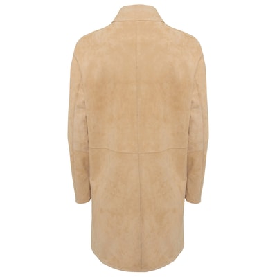 Hiba Kadın Oversize Çift Taraflı Deri Pardösü