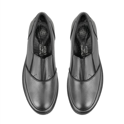 Honour Siyah Kadın Deri Günlük Ayakkabı