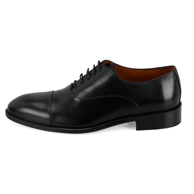 Howard Siyah Erkek Deri Klasik Ayakkabı