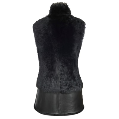 Ikeme Kadın Çift Taraflı Kürk Yelek