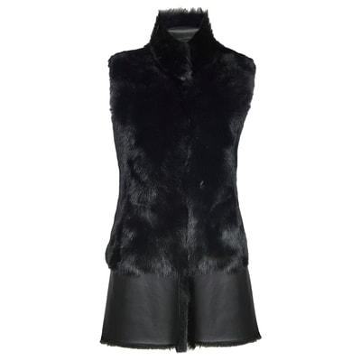 Ikeme Kadın Çift Taraflı Kürk Yelek