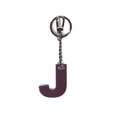 J Harfi Deri Anahtarlık