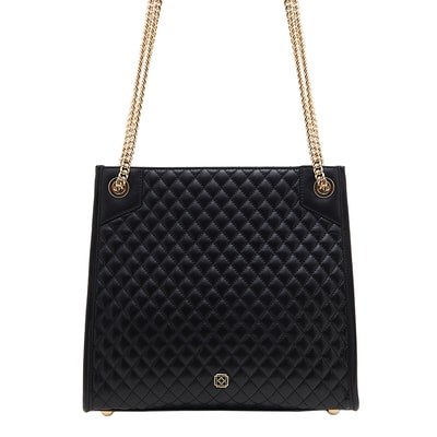 James Kadın Deri Kapitoneli Omuz Askılı Çanta