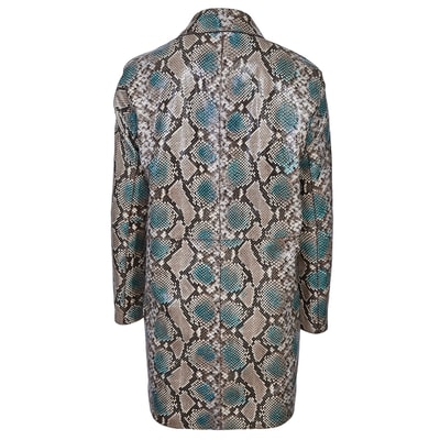 Jascha Kadın Yılan Baskılı Deri Kaban