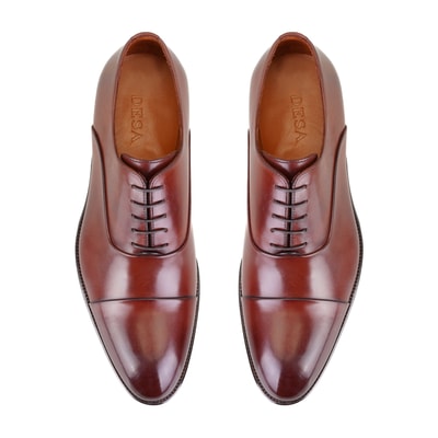 Jerry Kahve Erkek Deri Klasik Ayakkabı