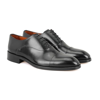 Jerry Siyah Erkek Deri Klasik Ayakkabı