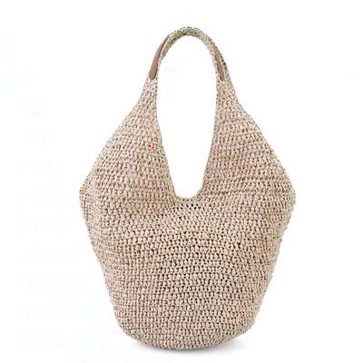 Joyce Bej Kadın Hasır Omuz Çantası