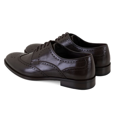 Judah Kahve Erkek Deri Klasik Ayakkabı