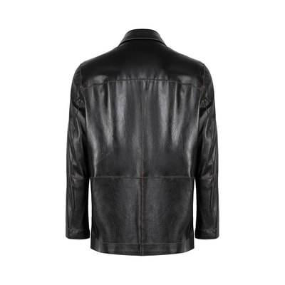 K14086 ERKEK ÇİFT TARAFL, KAHVE+SİYAH, M