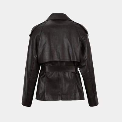 K14630 KADIN DERİ CEKET