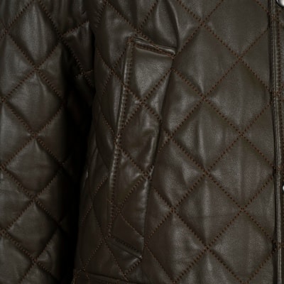 K14998 ERKEK KAPİTONELİ DERİ MONT