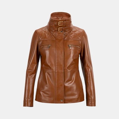 K15007 KADIN KÜRK YAKA MONT