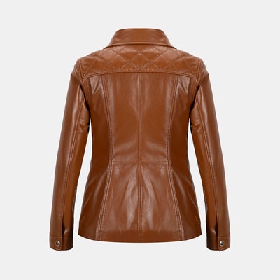 K15007 KADIN KÜRK YAKA MONT