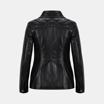 K15007 KADIN KÜRK YAKA MONT