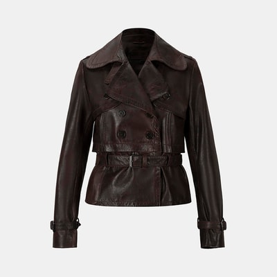 K15114 KADIN DERİ CEKET