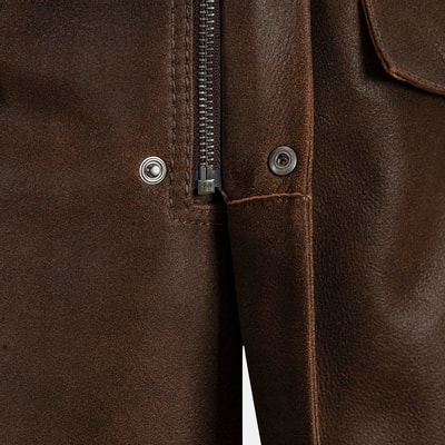 K15139 ERKEK DERİ CEKET-E