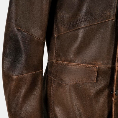 K15139 ERKEK DERİ CEKET-E