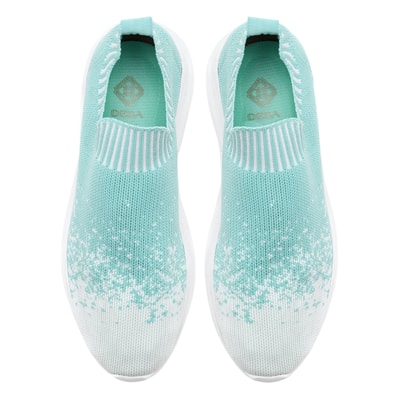 Kadın Açık Mavi Triko Spor Ayakkabı