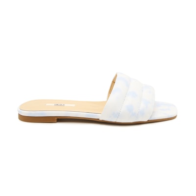 Kadın Batik Desenli Deri Terlik