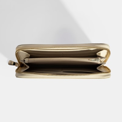 Kadın Bej Deri Cüzdan