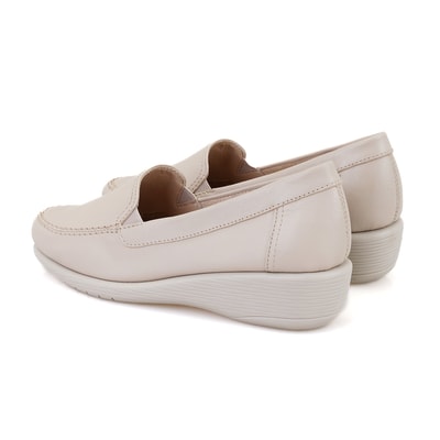 Kadın Bej Deri DesaComfort Günlük Ayakkabı