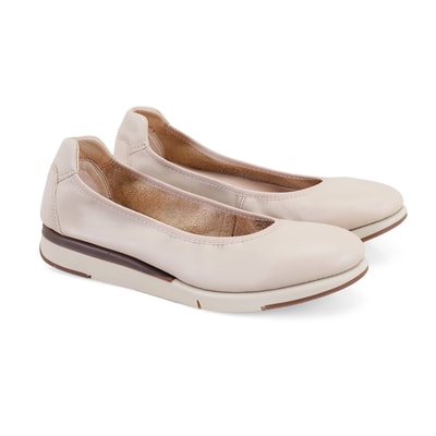 Kadın Bej DesaComfort Deri Babet