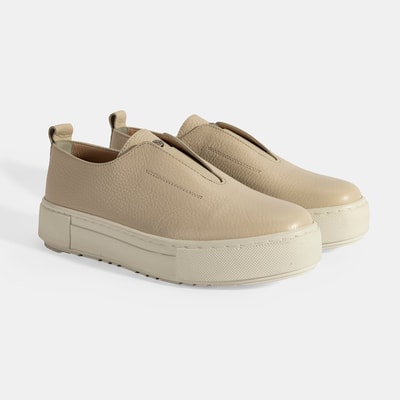 Kadın Bej Günlük Deri Ayakkabı