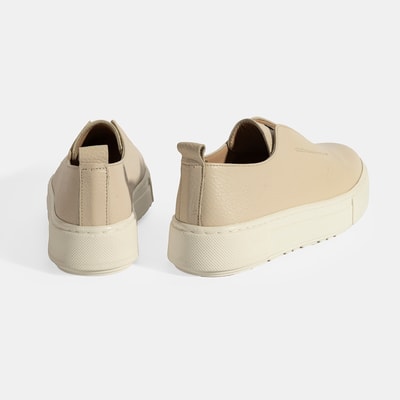 Kadın Bej Günlük Deri Ayakkabı