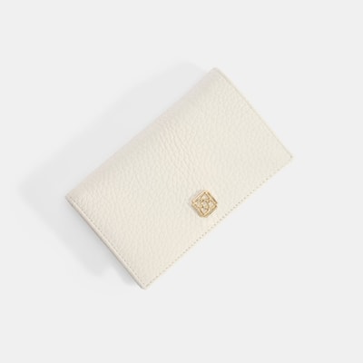 Kadın Beyaz Deri Cüzdan