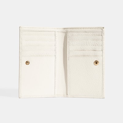 Kadın Beyaz Deri Cüzdan