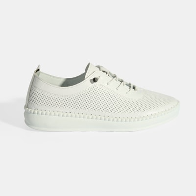 Kadın Beyaz Deri Günlük Ayakkabı