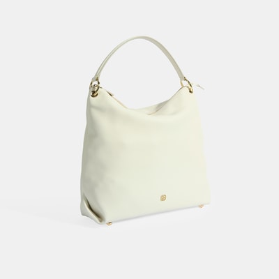 Kadın Beyaz Deri Omuz Çantası