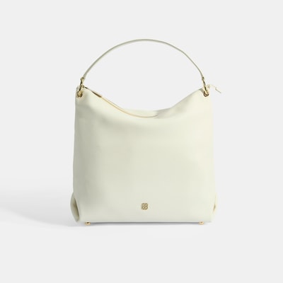 Kadın Beyaz Deri Omuz Çantası