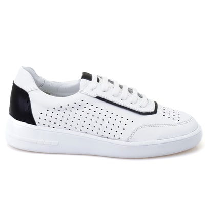 Kadın Beyaz Deri Spor Ayakkabı