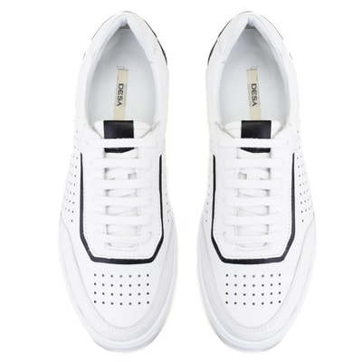 Kadın Beyaz Deri Spor Ayakkabı