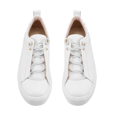 Kadın Beyaz Deri Spor Ayakkabı