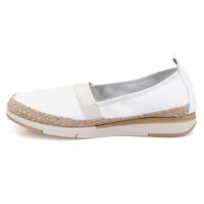 Kadın Beyaz DesaComfort Deri Günlük Ayakkabı