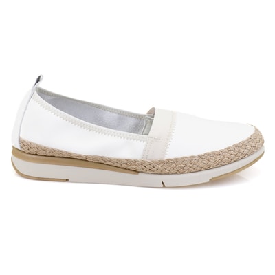 Kadın Beyaz DesaComfort Deri Günlük Ayakkabı