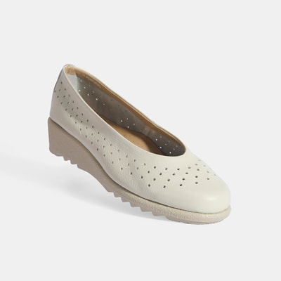 Kadın Beyaz Perforeli DesaComfort Günlük Ayakkabı