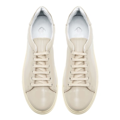 Kadın Beyaz Rugan Deri Spor Ayakkabı